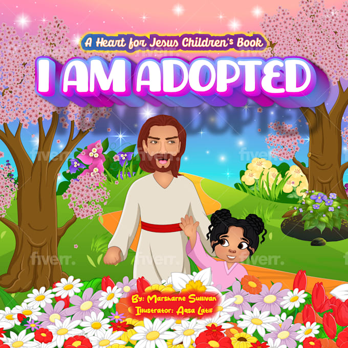 Design children story book illustration and children story